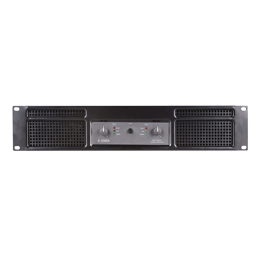 MISSION PRO K-3000A 专业双通道 AB 类功率放大器｜徐州音响工程｜江苏志昂音响工程有限公司