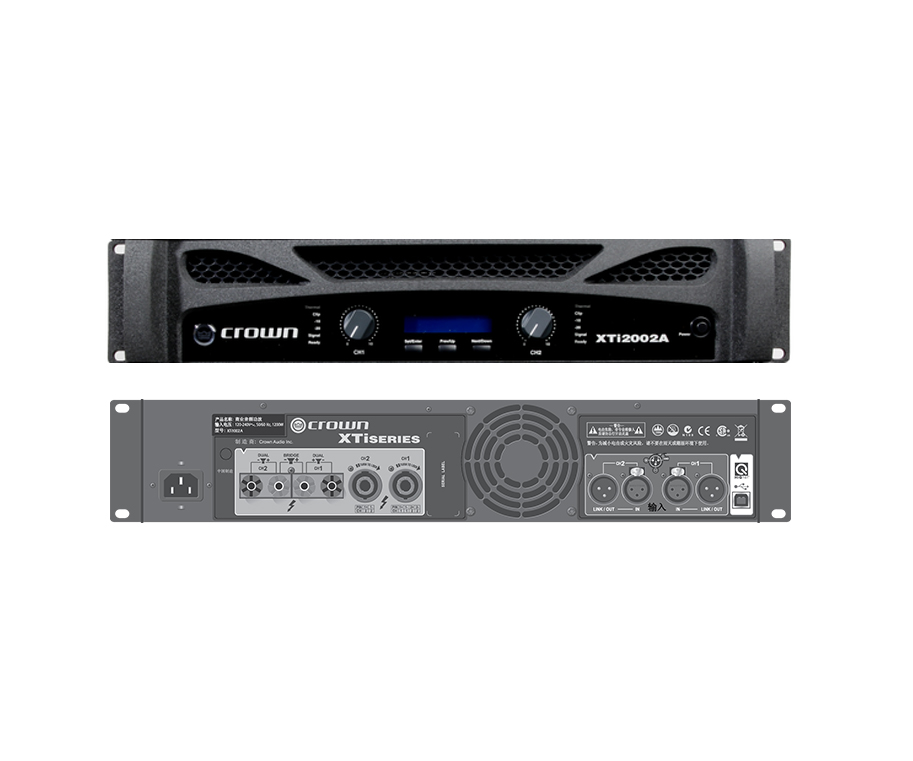 Crown XTi-2002A 数字 DSP 功率放大器｜皇冠 XTi2002A 双通道专业功放｜徐州音响工程｜江苏志昂音响工程有限公司