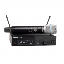 Shure 舒尔 SLXD24/BETA87A 数字无线手持话筒系统｜BETA87A 电容无线麦克风｜专业演出人声无线麦｜徐州音响工程｜江苏志昂音响工程有限公司